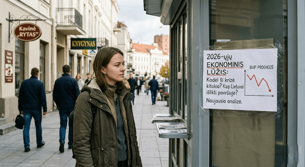 2026-ųjų ekonominis lūžis: Kodėl ši krizė kitokia ir kaip Lietuvai išlikti paviršiuje?