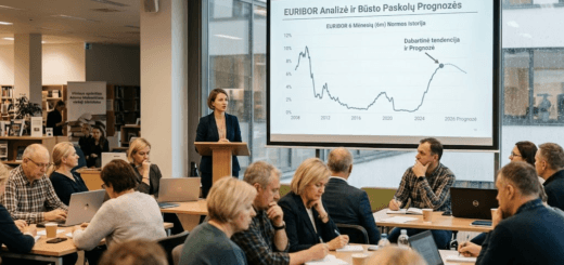 EURIBOR grafikas: Išsami analizė, istorinės tendencijos ir prognozės būsto paskolų turėtojams
