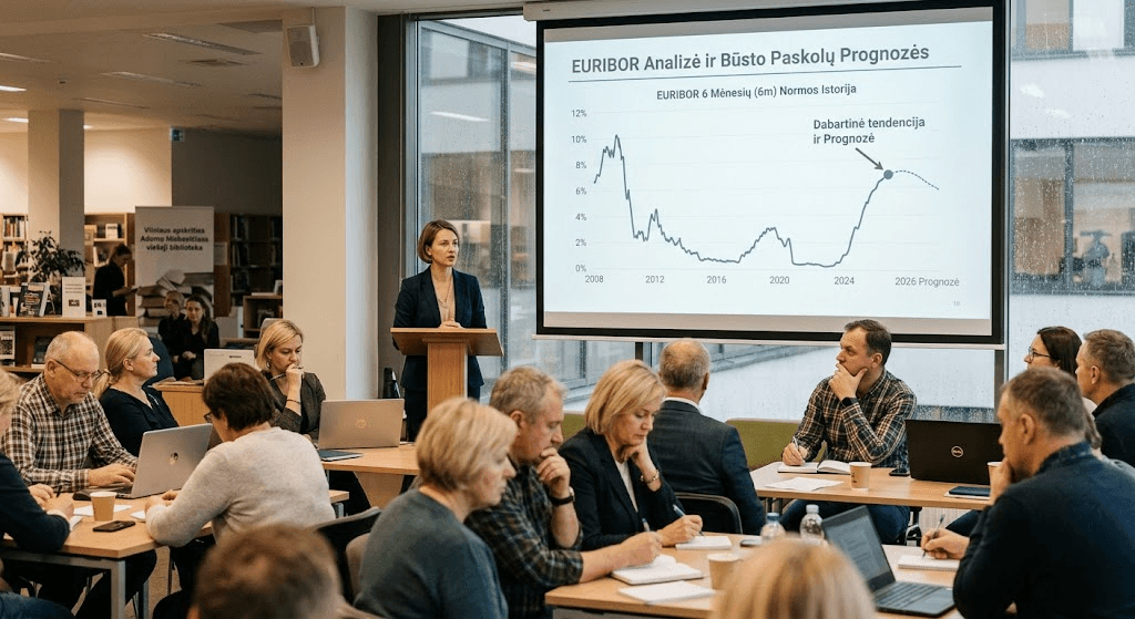 EURIBOR grafikas: Išsami analizė, istorinės tendencijos ir prognozės būsto paskolų turėtojams EURIBOR grafikas: Išsami analizė, istorinės tendencijos ir prognozės būsto paskolų turėtojams