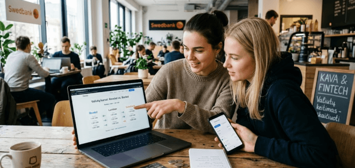 Kaip iškeisti valiutą palankiausiu kursu? Išsamus gidas: nuo bankų iki „FinTech“