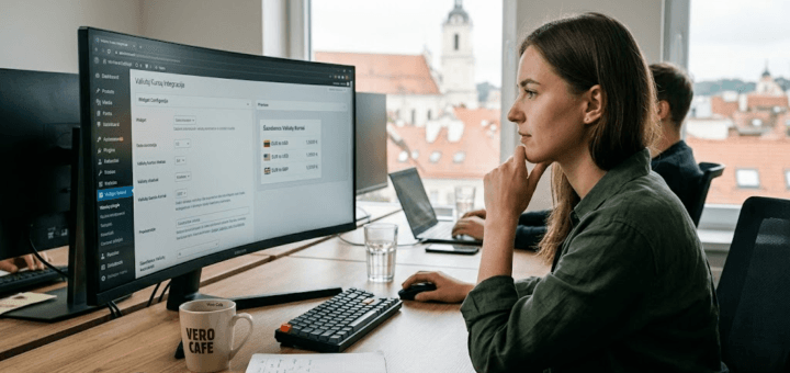 Valiutų kursai widget: Kodėl kiekviena moderni svetainė turėtų integruoti šį įrankį?