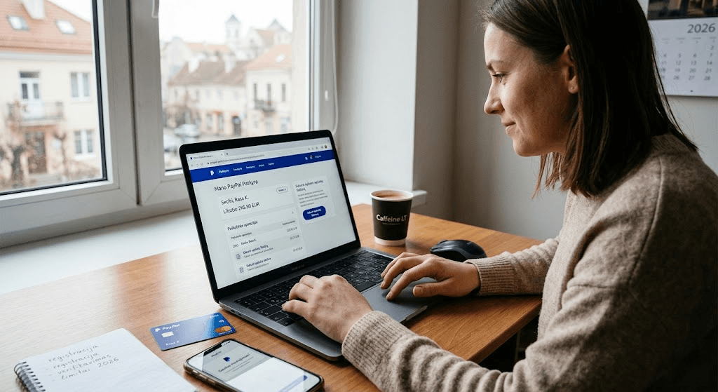 Viskas, ką reikia žinoti apie PayPal paskyrą 2026-aisiais: Išsamus vadovas nuo registracijos iki profesionalaus valdymo