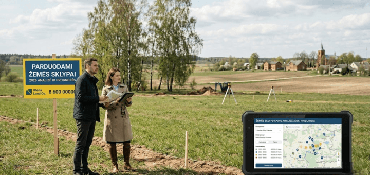 Žemės sklypų kainos Lietuvoje: Išsami 2026 m. analizė, tendencijos ir ateities prognozės