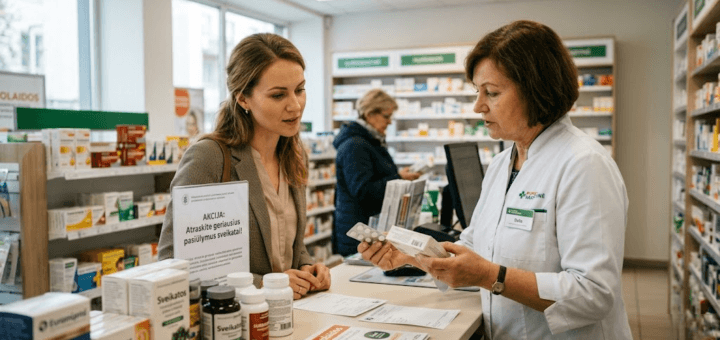 Farmacijos akcijos: Kaip sumaniai sutaupyti sveikatai nekenkiant?