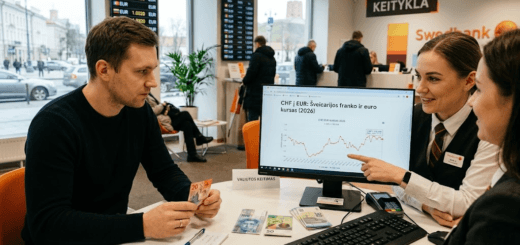 CHF į EUR: Viskas, ką reikia žinoti apie Šveicarijos franko ir euro kursą 2026 metais