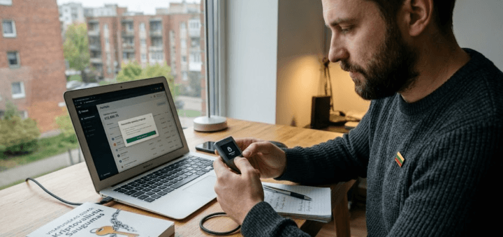 Visapusiškas gidas: Kas yra techninė kriptovaliutų piniginė (Hardware Wallet) ir kodėl ji būtina jūsų saugumui?