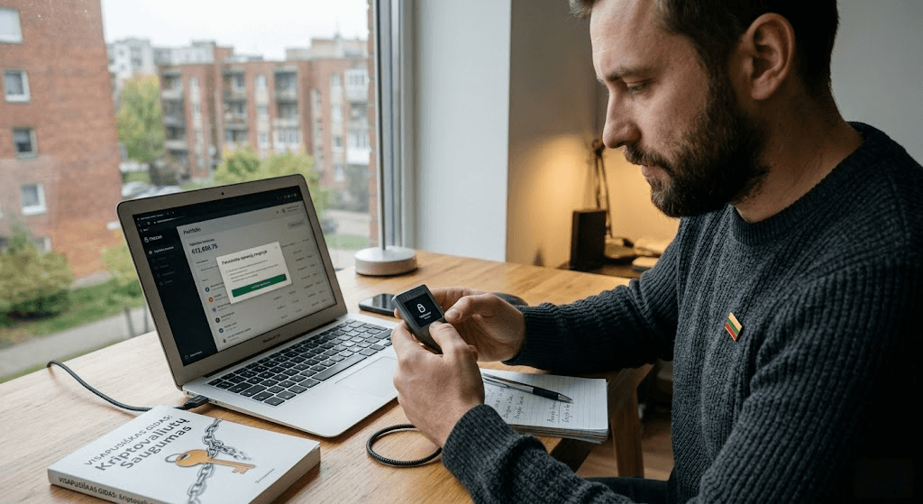 Visapusiškas gidas: Kas yra techninė kriptovaliutų piniginė (Hardware Wallet) ir kodėl ji būtina jūsų saugumui? Visapusiškas gidas: Kas yra techninė kriptovaliutų piniginė (Hardware Wallet) ir kodėl ji būtina jūsų saugumui?