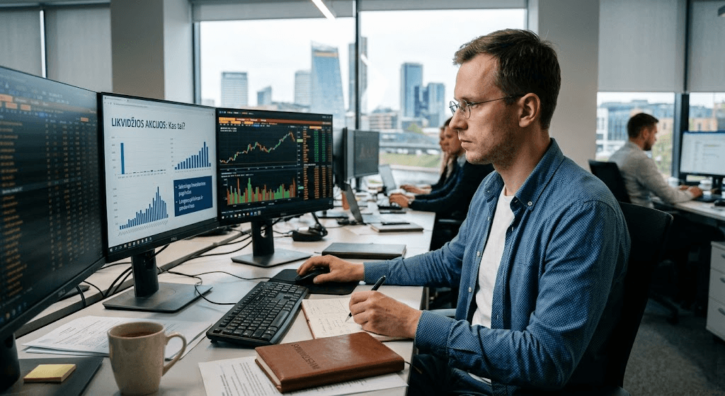 Kas yra likvidžios akcijos ir kodėl jos yra sėkmingo investavimo pagrindas?
