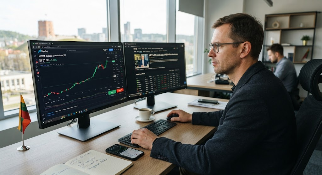 NVIDIA Akcijos: Investavimas į Dirbtinio Intelekto Rinkos Lyderį NVIDIA Akcijos: Investavimas į Dirbtinio Intelekto Rinkos Lyderį