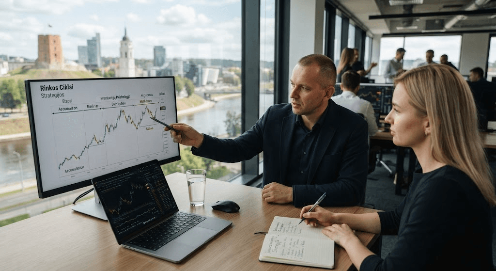 Rinkos ciklai: Strategijos, etapai ir investuotojų psichologija Rinkos ciklai: Strategijos, etapai ir investuotojų psichologija
