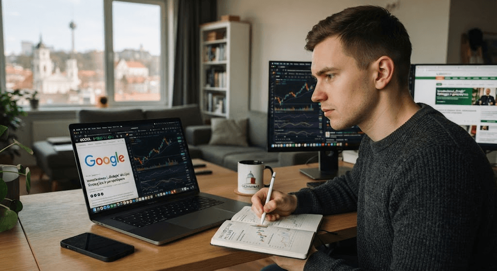Investavimas į „Google“ akcijas: Strategijos ir perspektyvos Investavimas į „Google“ akcijas: Strategijos ir perspektyvos